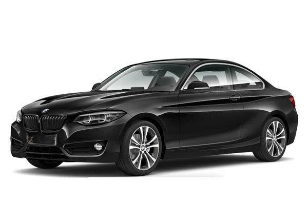 Black Executive MPV5 Car in white Background